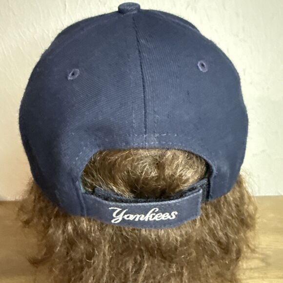 Vtg New York Yankees Strapback Hat Twins Enterprise Wool Blend & 47 Beanie Lot 2 - Picture 5 of 13